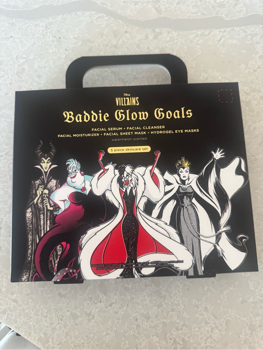 Baddie Glow Goals Skincare Set - Black & Red